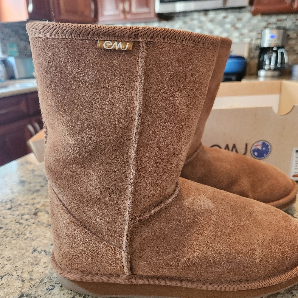 Emu Brown Ankle Boots